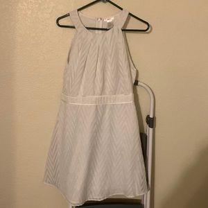 esley white dress size large